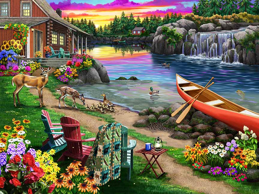 NW – Relaxing At The Lake 2302 © Nancy Wernersbach