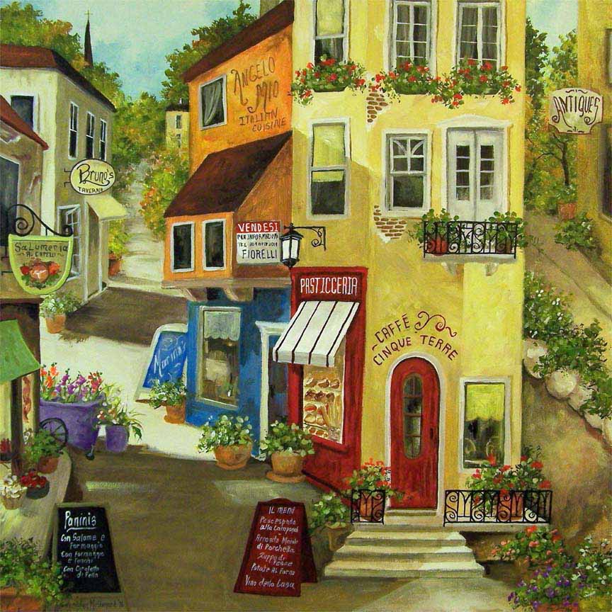 GM – 1Streets – Cafe Cinque Terre © Gwendolyn McShepard