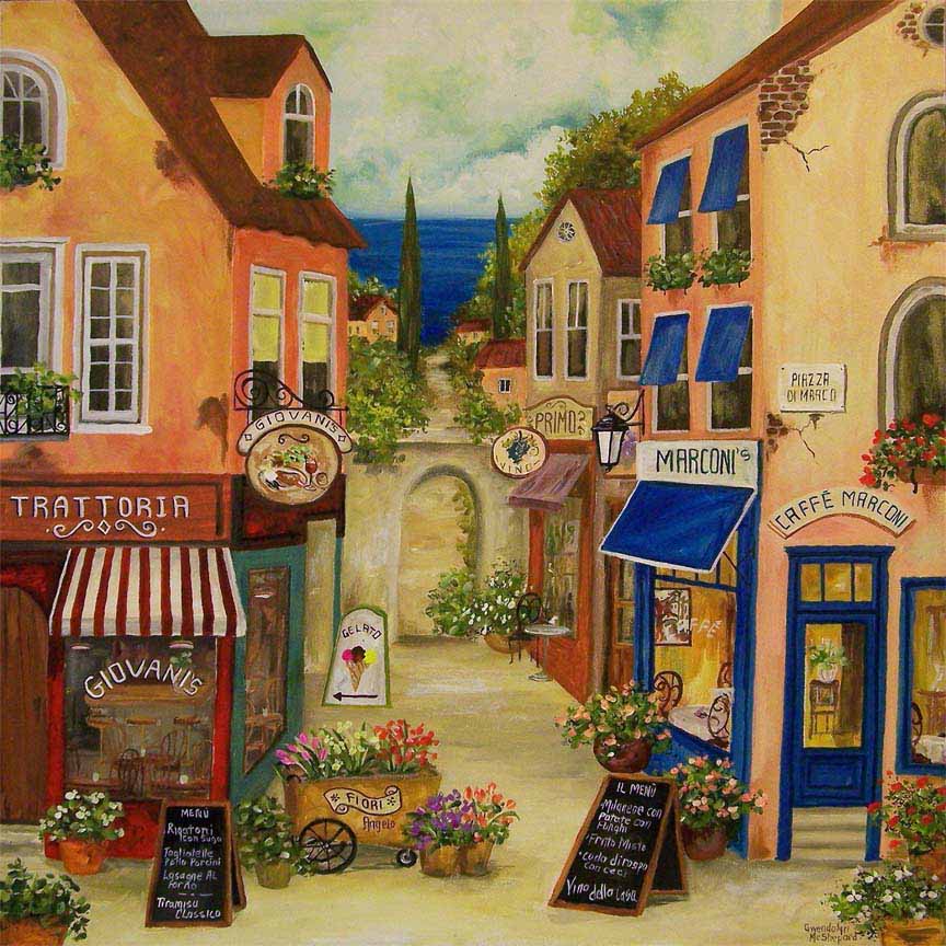 GM – 1Streets – Cafe Marconi © Gwendolyn McShepard