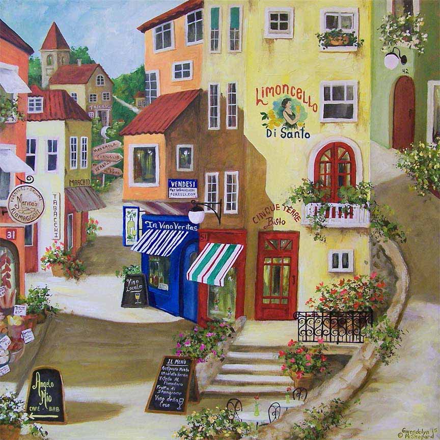 GM – 1Streets – Cinque Terre Bistro © Gwendolyn McShepard