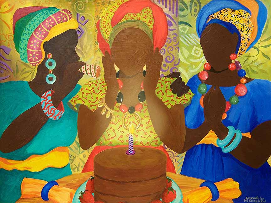 GM – African Series – Cake © Gwendolyn McShepard