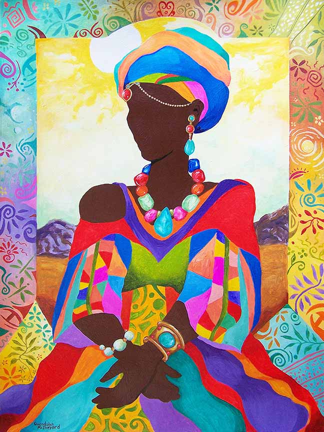 GM – African Series – Queenie © Gwendolyn McShepard