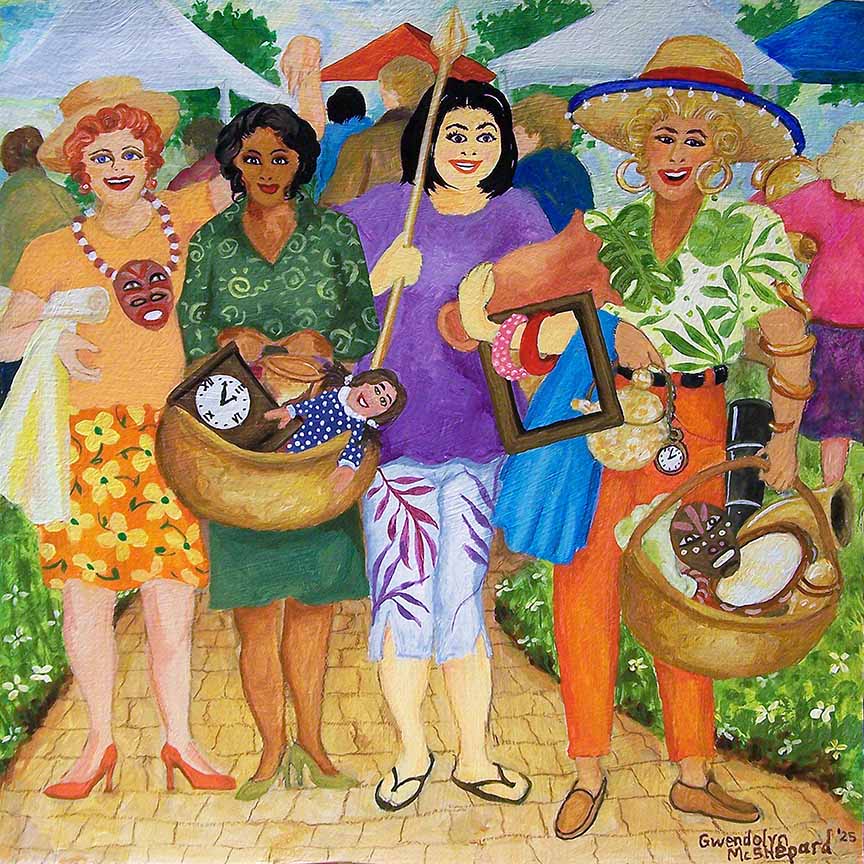 GM – Flea Market Warriors © Gwendolyn McShepard