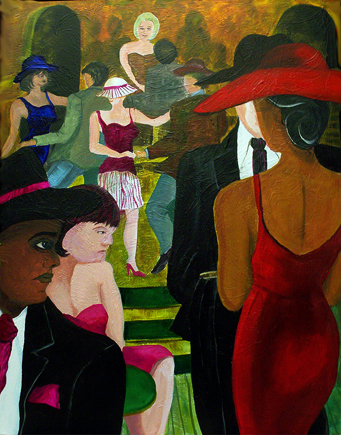 GM – Jazz – Cafe Series II © Gwendolyn McShepard