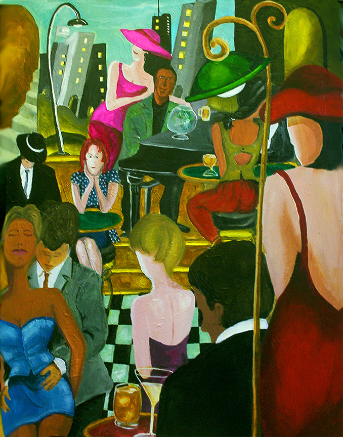 GM – Jazz – Cafe Series III © Gwendolyn McShepard