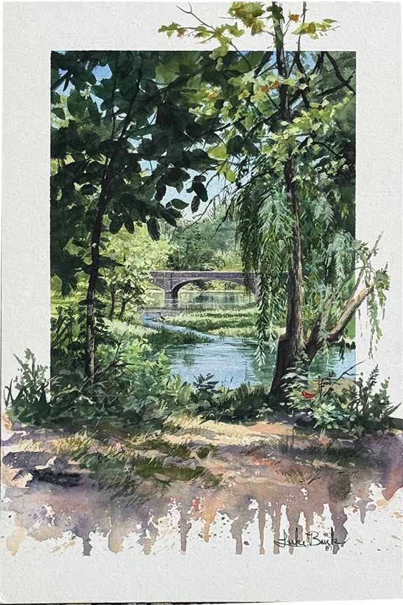 LB – A Peek At The Bridge 2510 © Luke Buck