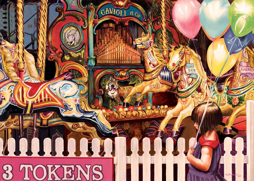 CHIC – 3 Tokens Required © Cobble Hill Puzzle Company