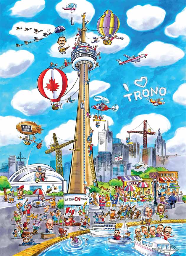 CHIC – Doodle Town – Toronto 53502 © Cobble Hill Puzzle Company