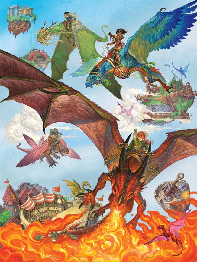 CHIC – Dragon Flight 54593 © Cobble Hill Puzzle Company