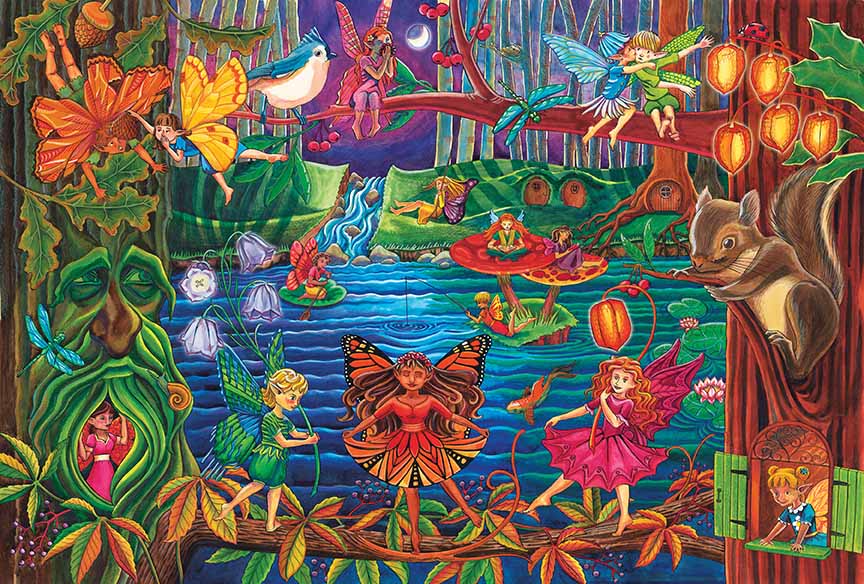 CHIC – Fairy Forest 55107 © Cobble Hill Puzzle Company