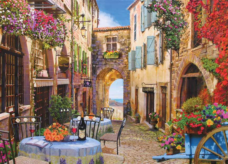 CHIC – French Village 57119 © Cobble Hill Puzzle Company
