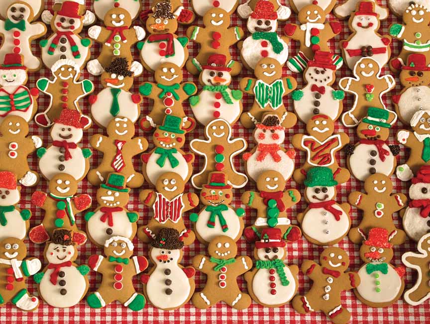 CHIC – Ginger Bread Men 52098 © Cobble Hill Puzzle Company