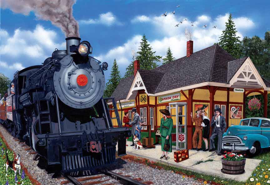 CHIC – Kirkland Lake Station 50703 © Cobble Hill Puzzle Company
