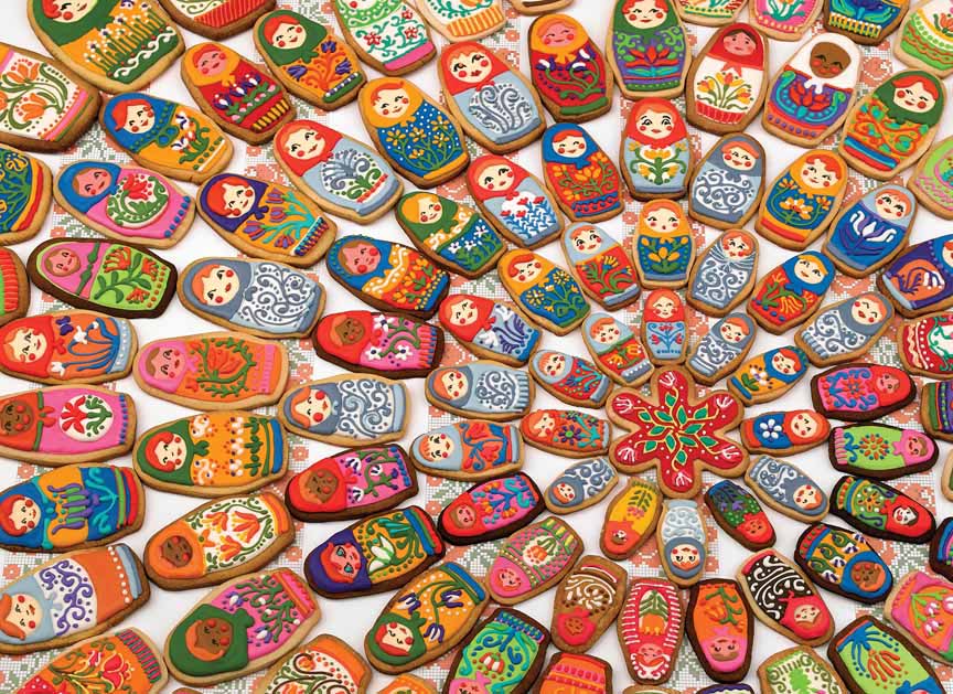 CHIC – Matryoshka Cookies 80215 © Cobble Hill Puzzle Company