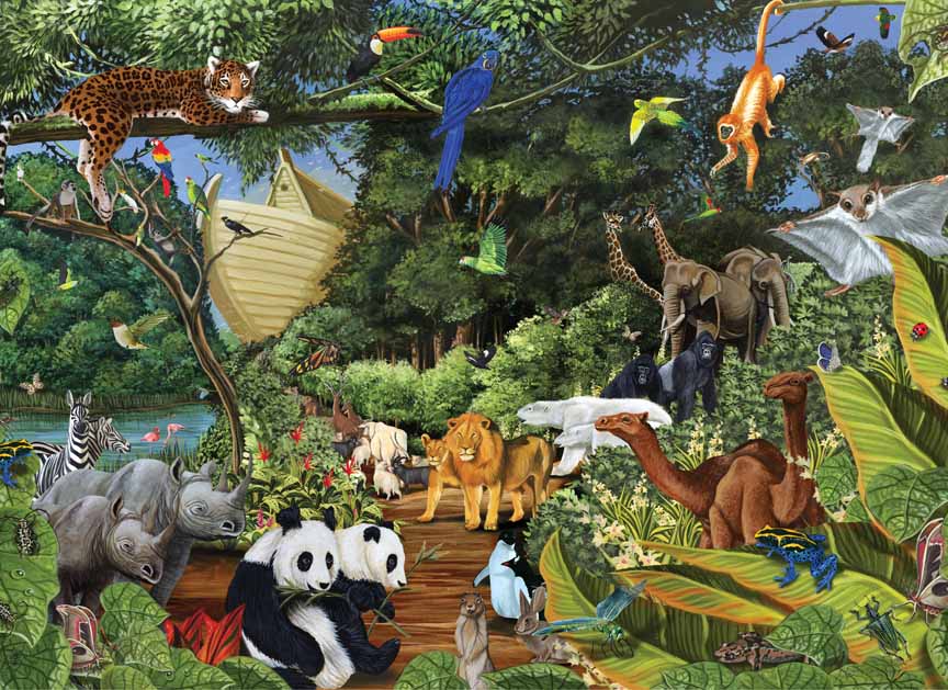 CHIC – Noah’s Gathering © Cobble Hill Puzzle Company