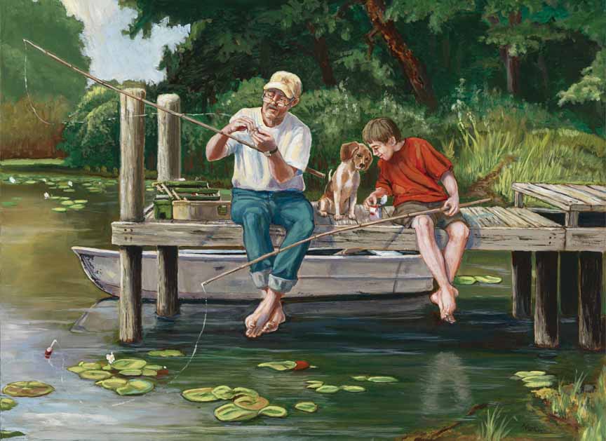 CHIC – On the Dock 80159 © Cobble Hill Puzzle Company