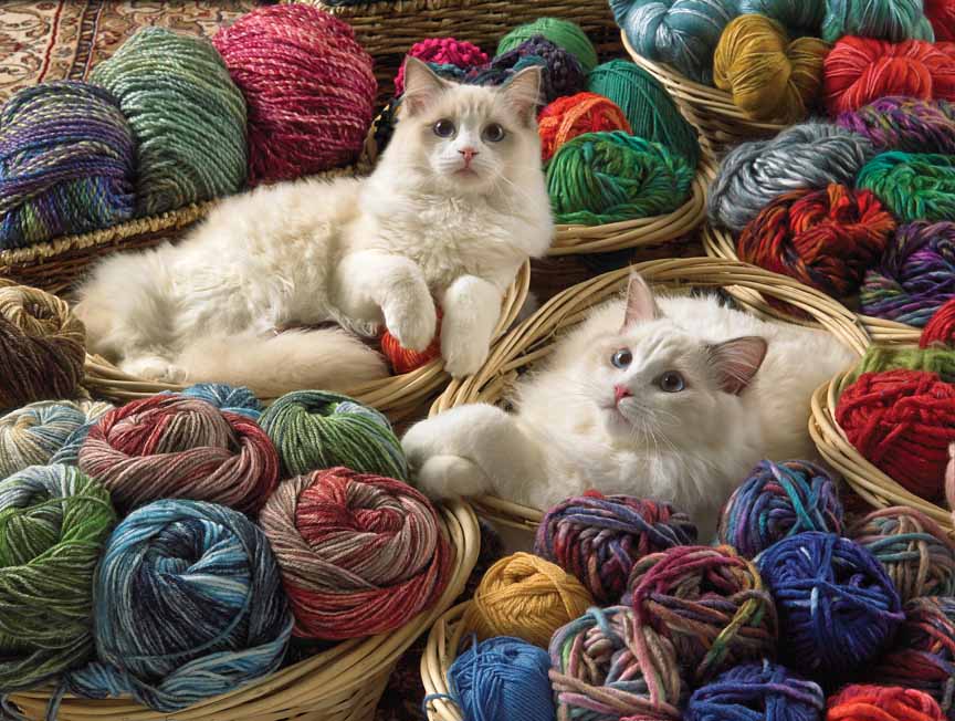 CHIC – Rag Dolls 88011 © Cobble Hill Puzzle Company