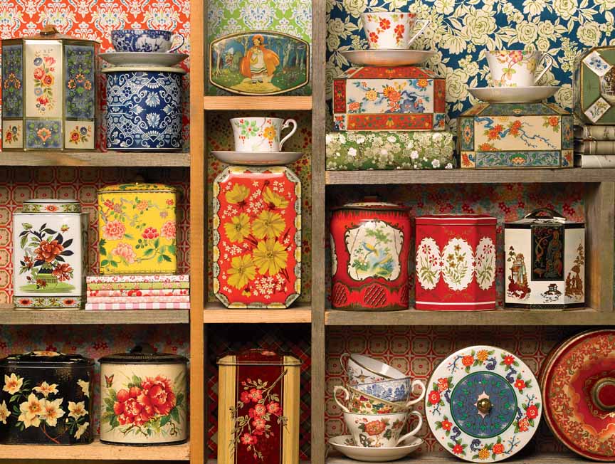 CHIC – Tea Caddies 88036 © Cobble Hill Puzzle Company