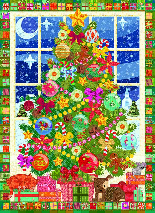 CHIC – Tree Quilt © Cobble Hill Puzzle Company