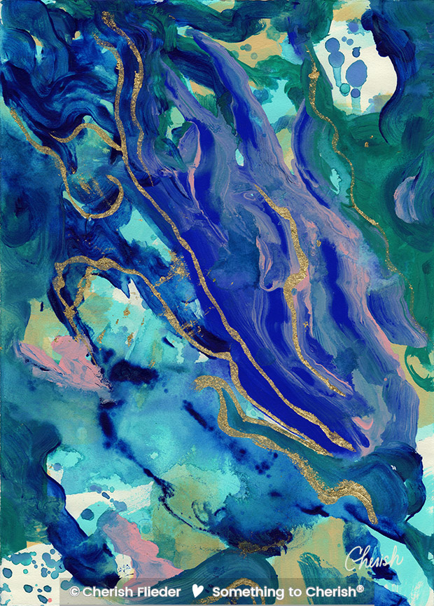 CF – Abstract C1615-02 Marble Cove Pink © Cherish Flieder