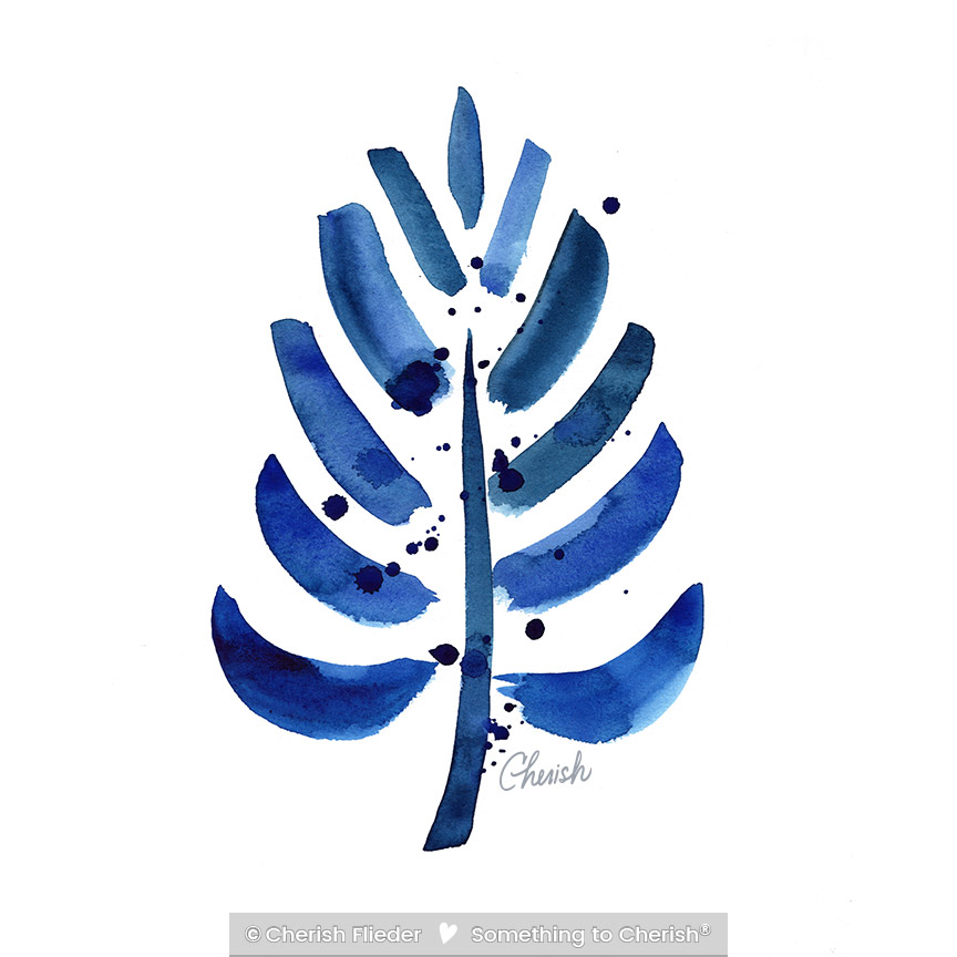 CF – Painted Designs C1708-15 Blueberry Blush Motif