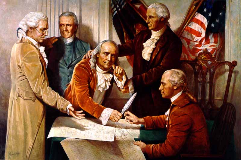 DP – The Old Man Wept The Signing of the US Constitution © Del Parson