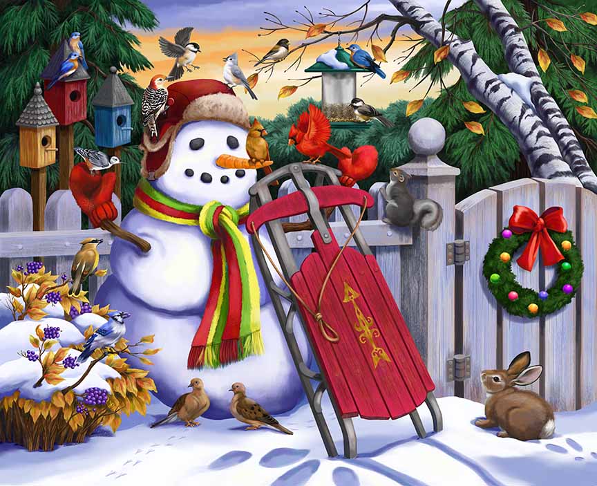 NW – A Frosty Friend 1719 © Nancy Wernersbach