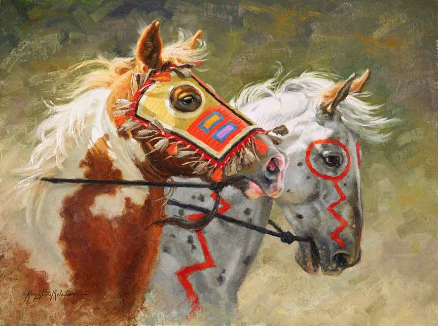 KM2 – Horses – Blackfeet Medicine © Krystii Melaine