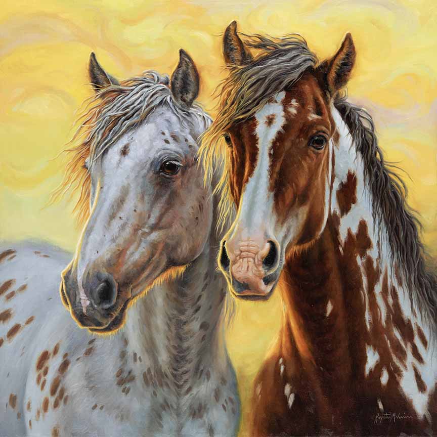 KM2 – Horses – Last Rays © Krystii Melaine