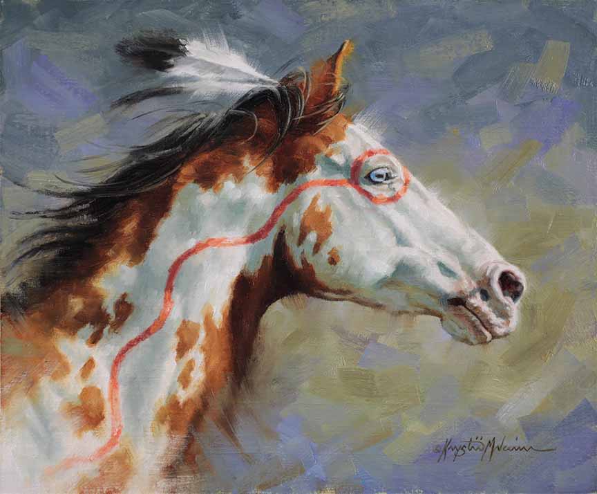 KM2 – Horses – Painted Paint © Krystii Melaine