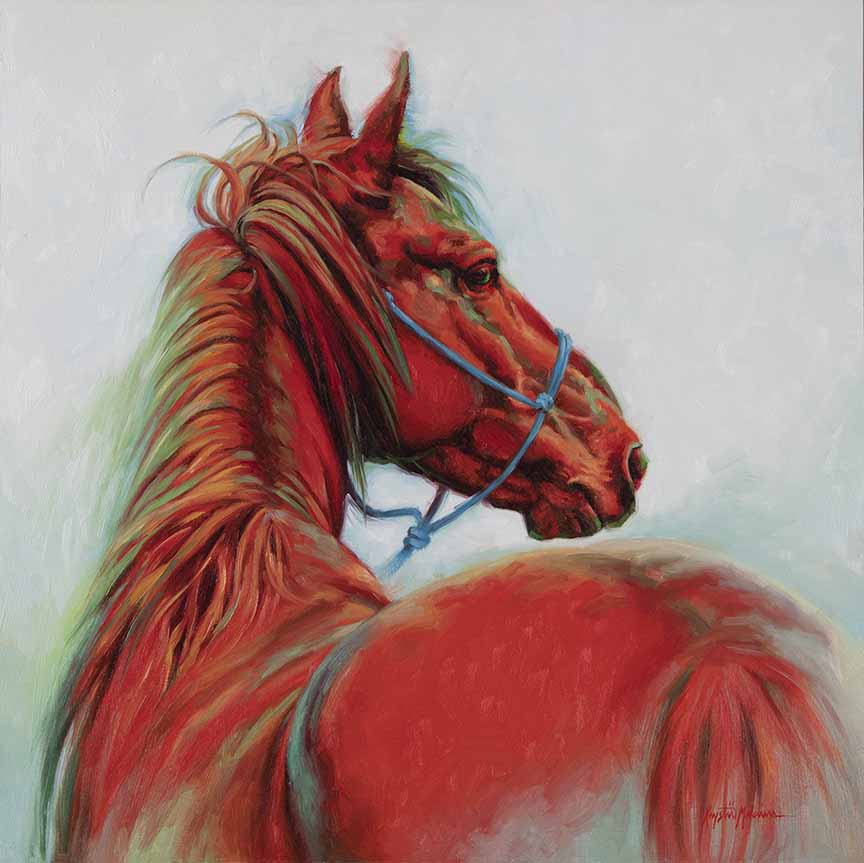KM2 – Horses – Red Horse © Krystii Melaine