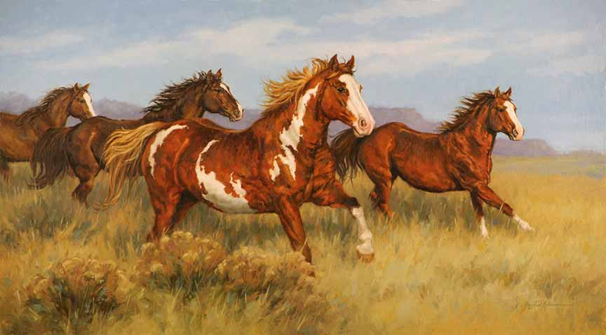 KM2 – Horses – Rush Hour © Krystii Melaine