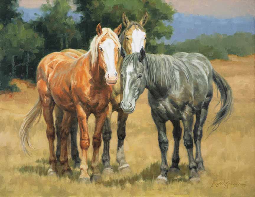 KM2 – Horses – Three’s a Crowd © Krystii Melaine