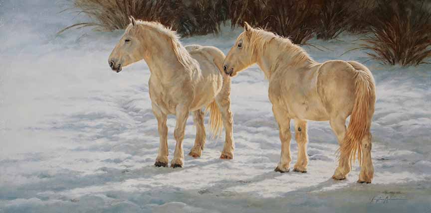 KM2 – Horses – Waiting for Spring © Krystii Melaine