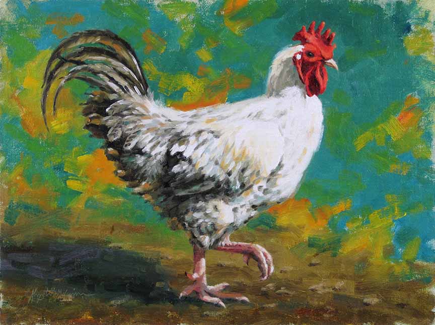 KM2 – Redhead Rooster © Krystii Melaine