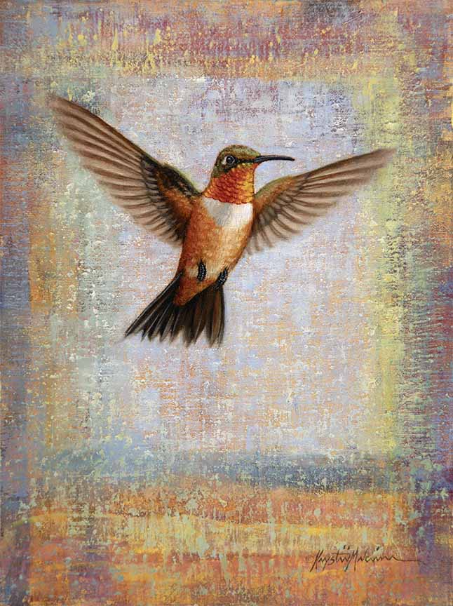 KM2 – Songbirds – Warm Winds – Rufous Hummingbird © Krystii Melaine