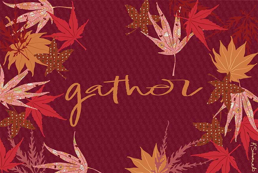 KS2 – Autumn at Home – Gather © Kris Schwenck