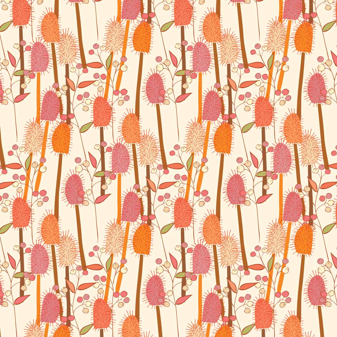 KS2 – Autumn at Home Surface Design – 2nd colorway – 05 © Kris Schwenck