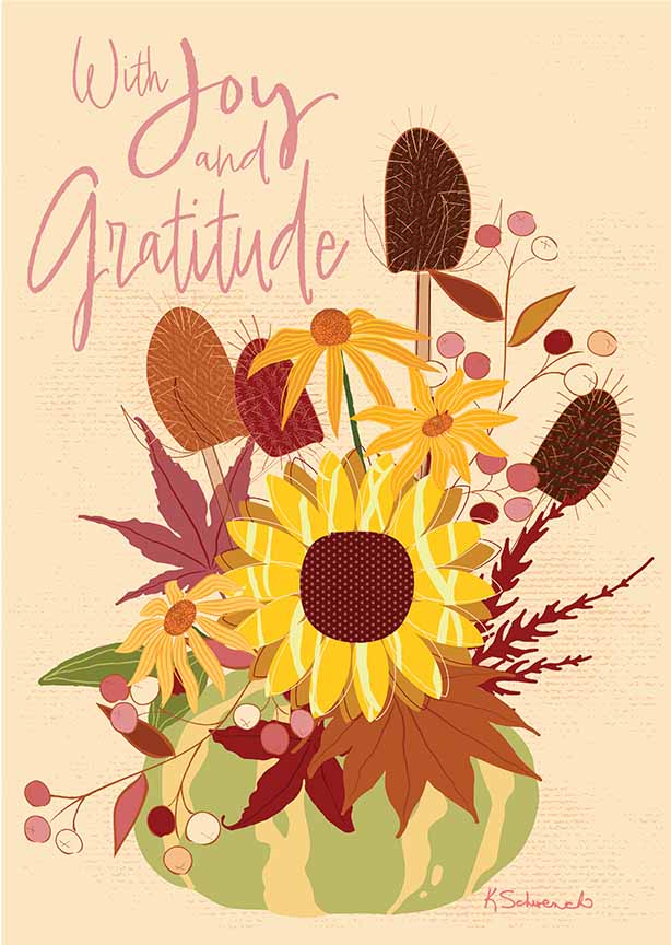 KS2 – Autumn at Home – With Joy and Gratitude © Kris Schwenck