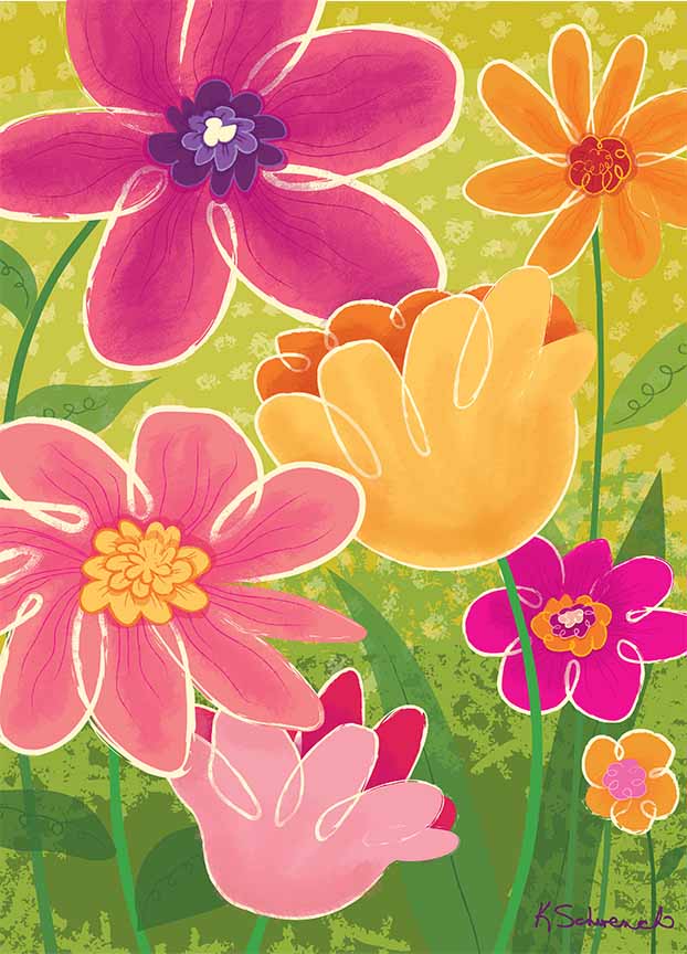KS2 – Flowers and Feathers – Meadow © Kris Schwenck