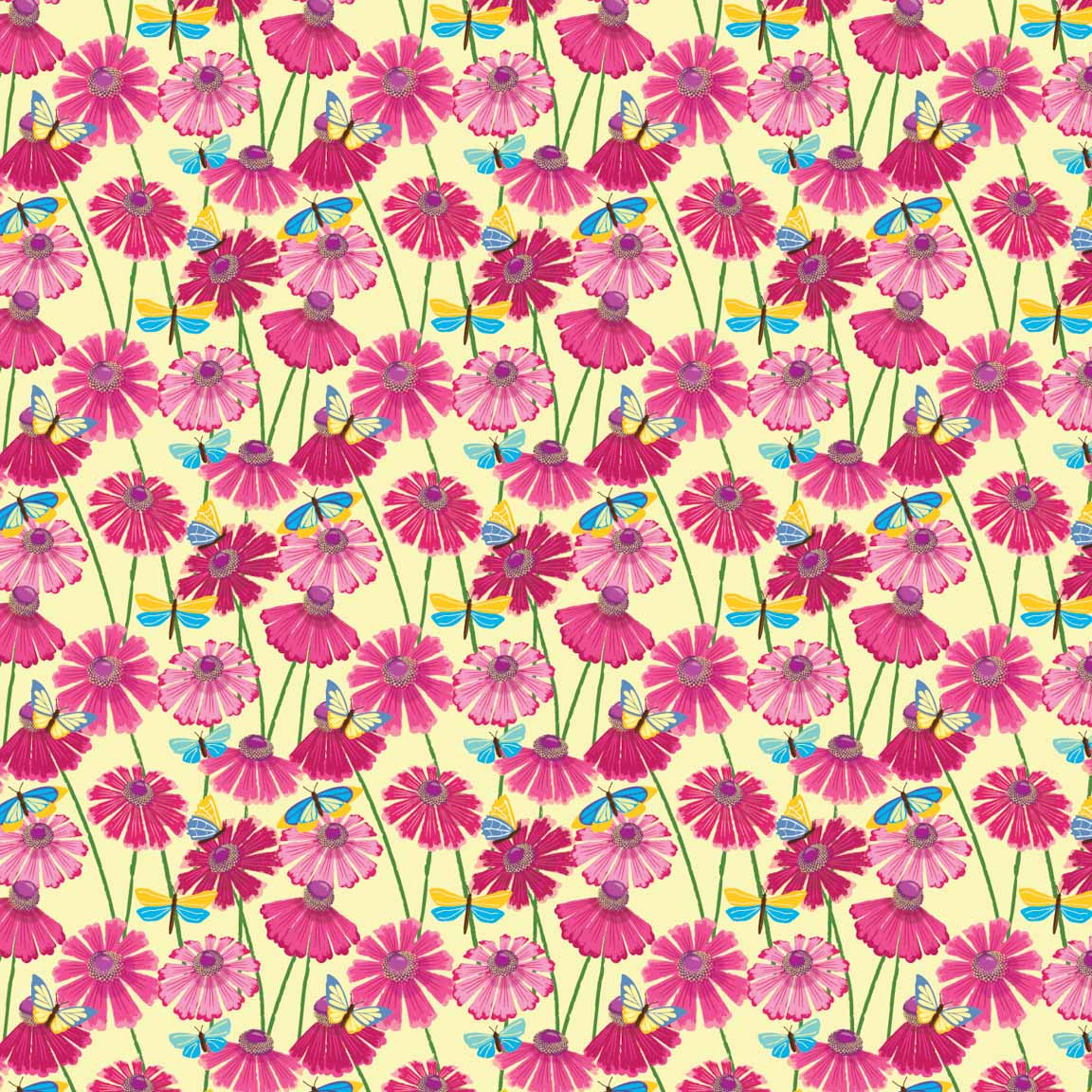 KS2 – Garden Party Surface Design – 03 © Kris Schwenck