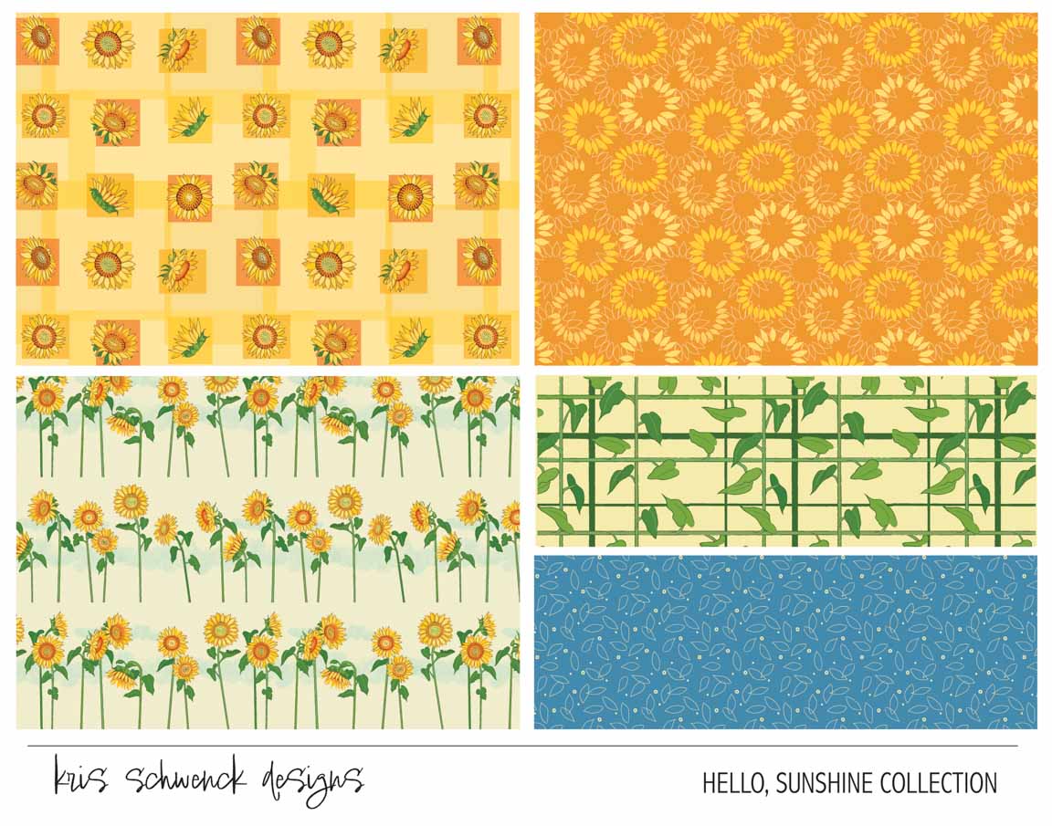 KS2 – Hello Sunshine Surface Design – 01 © Kris Schwenck