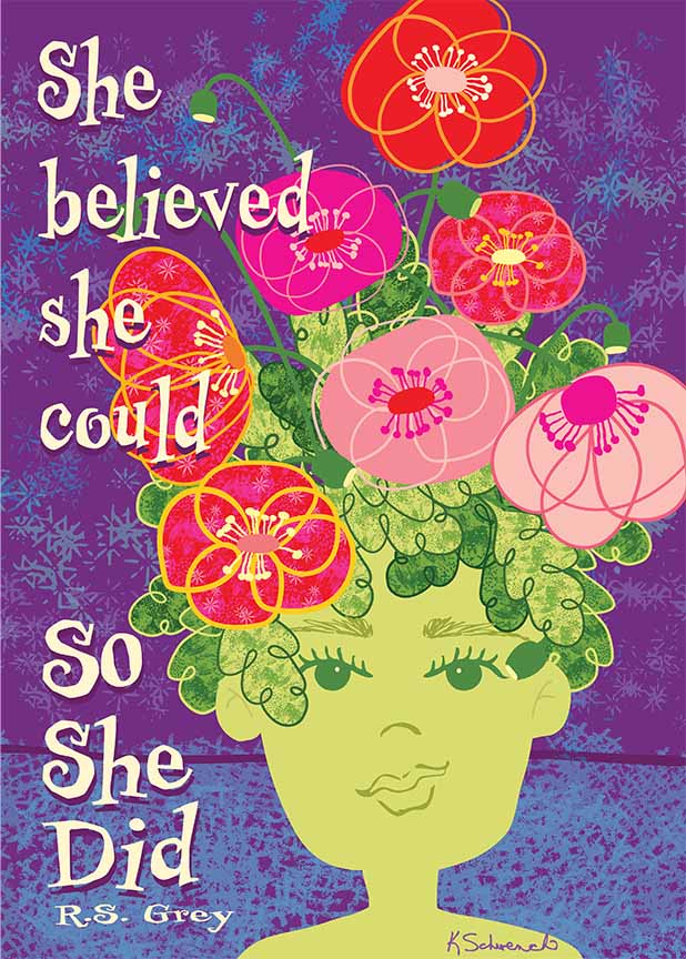 KS2 – Love Blooms Here – She Believed © Kris Schwenck