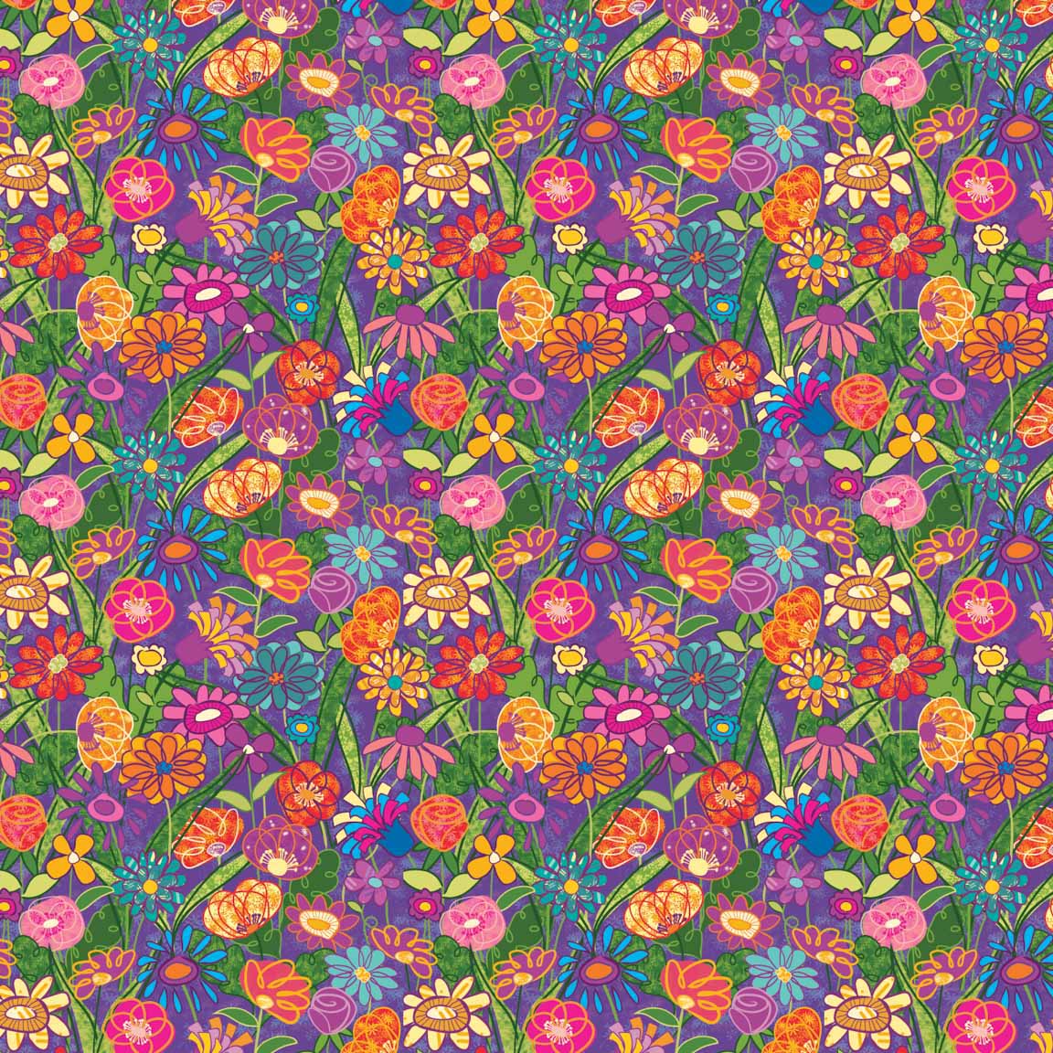 KS2 – Love Blooms Here Surface Design – 1-02 © Kris Schwenck