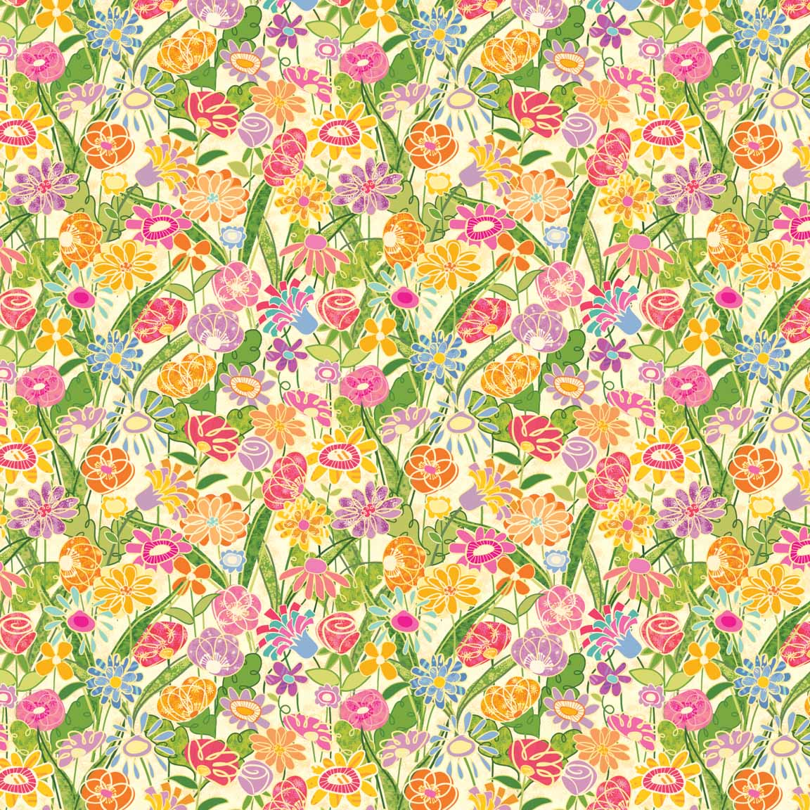 KS2 – Love Blooms Here Surface Design – 2-02 © Kris Schwenck
