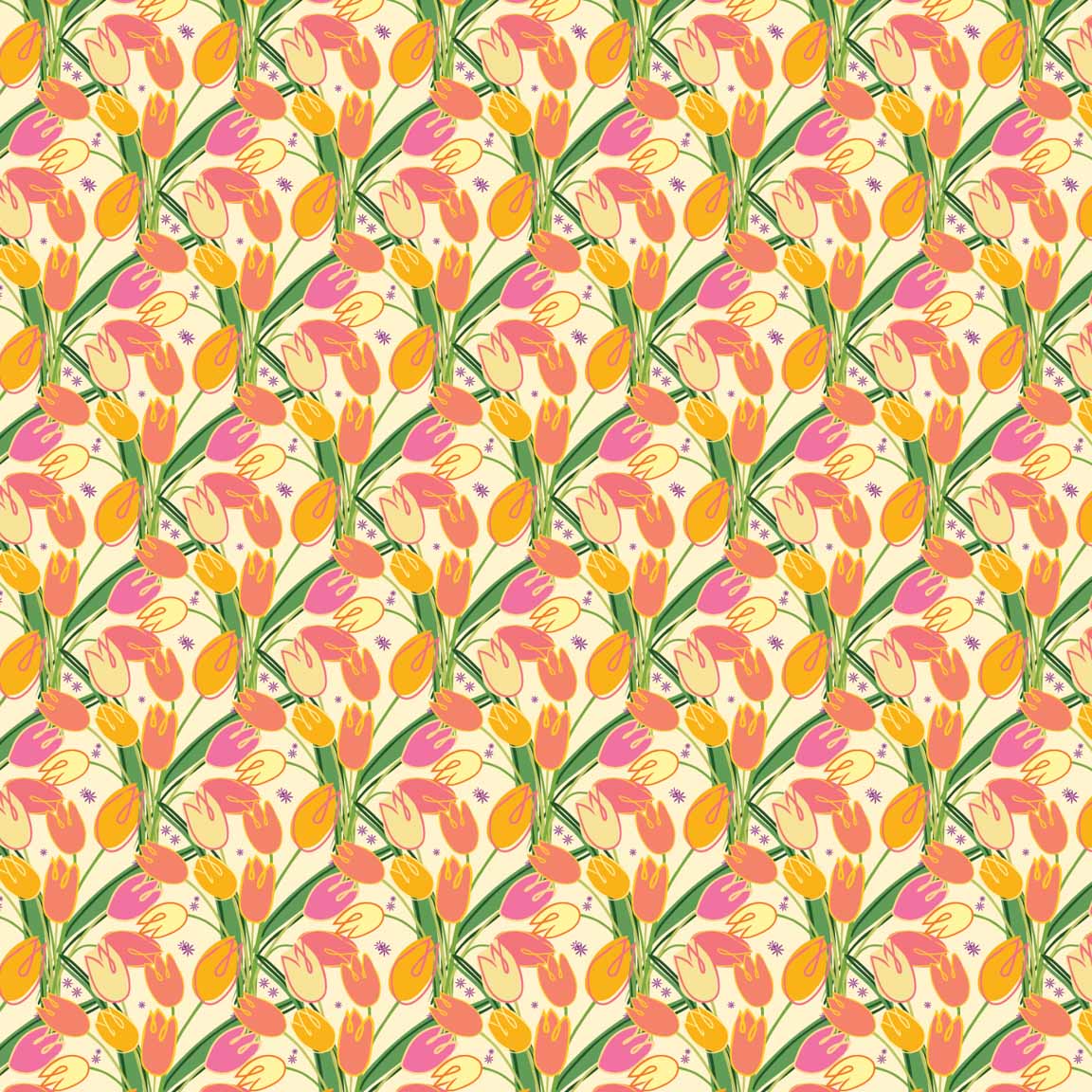 KS2 – Love Blooms Here Surface Design – 2-03 © Kris Schwenck