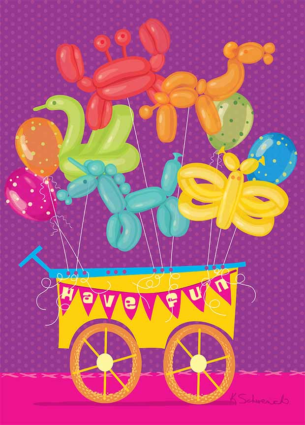 KS2 – Party On – Balloon Cart © Kris Schwenck