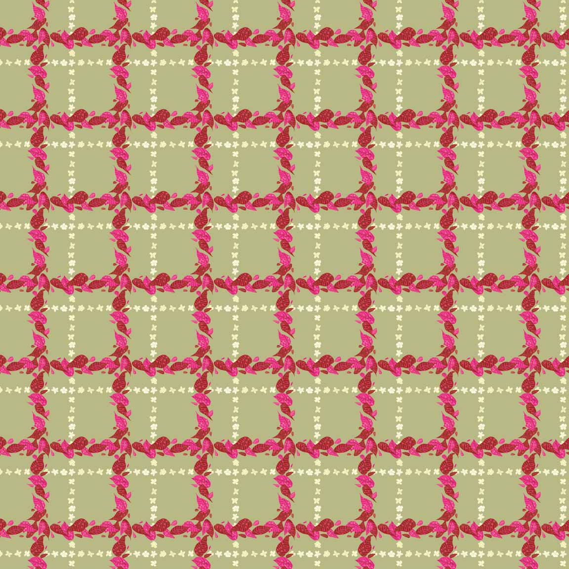 KS2 – Poinsettia Magic Surface Design – 05 © Kris Schwenck