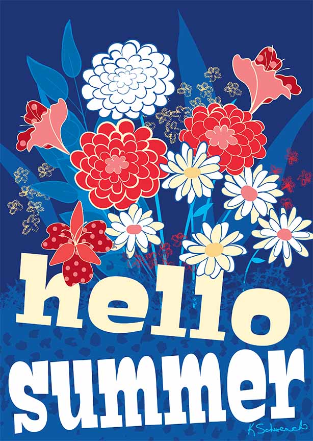 KS2 – Red, White and You – Hello Summer © Kris Schwenck