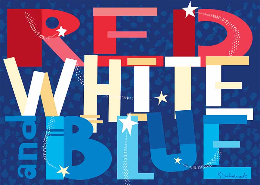 KS2 – Red, White and You – Red, White and Blue Horizontal © Kris Schwenck